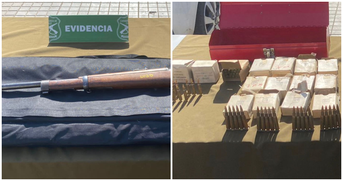 Detienen a oficial PDI con armamento de guerra en San Bernardo: lo habría comprado a contrabandista