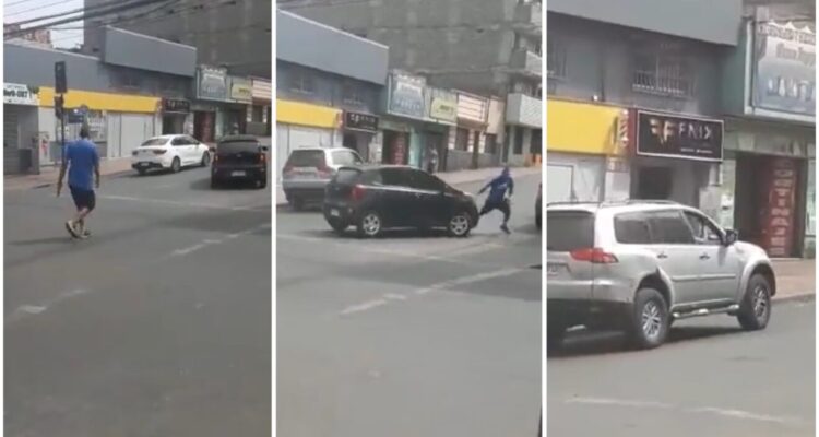 Graban violenta pelea entre dos conductores en pleno centro de Antofagasta