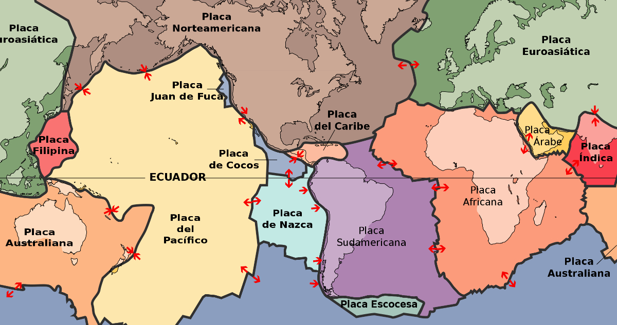Placas tectónica sismos
