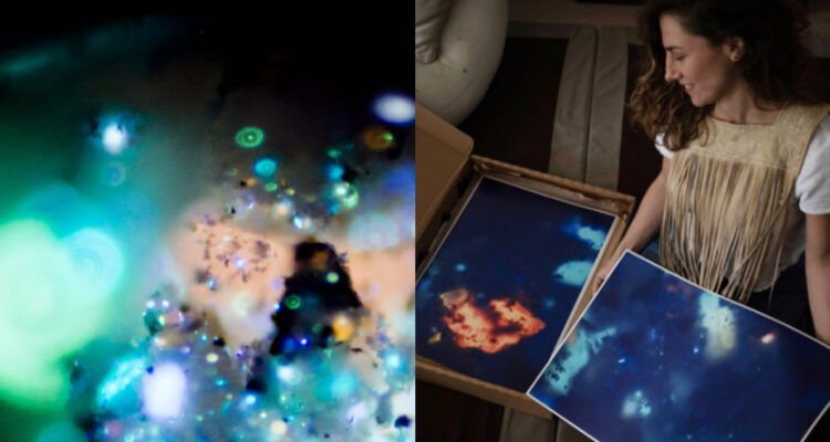 Fotógrafa capta imágenes de las cenizas de su padre y encuentra un “microcosmos”