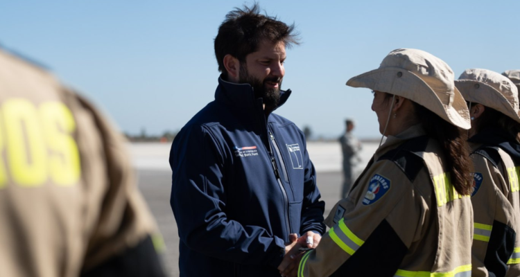 Presidente Boric en Punta Lavapié