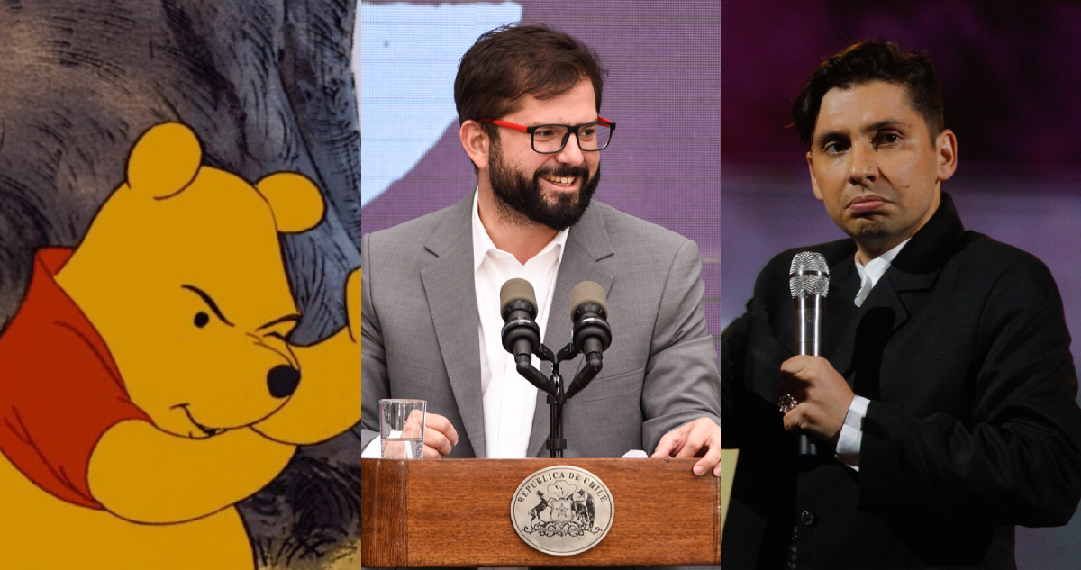 Imágenes del presidente Boric y Fabrizio Copano