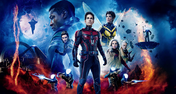 Un poster promocional de Ant-Man & The Wasp: Quantumania.