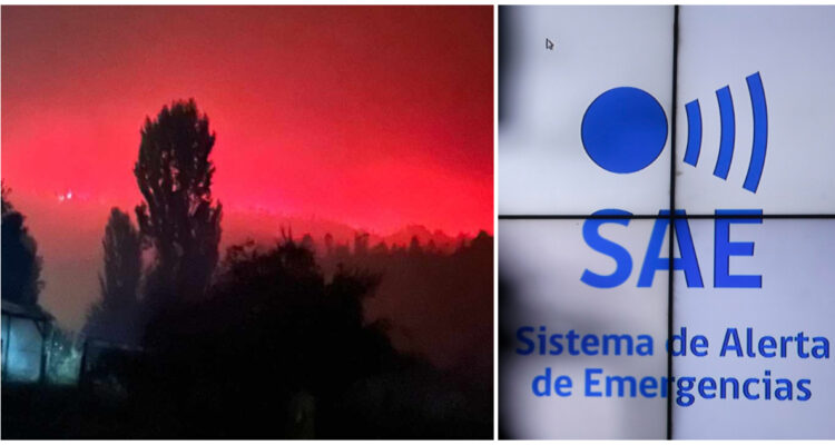 Ordenan evacuación de sectores Quetra y La Quebrada por incendio forestal en Coronel