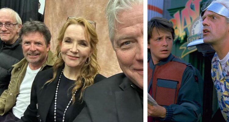 Michael J. Fox se reunió con el elenco de Volver al Futuro