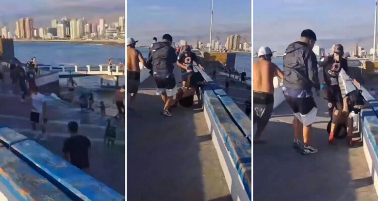 Cerca de 50 personas protagonizan riñas en balneario de Antofagasta