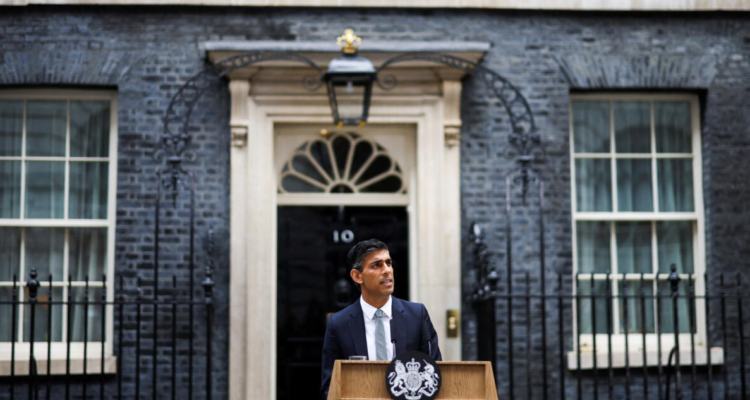 Rishi Sunak, primer ministro del Reino Unido.