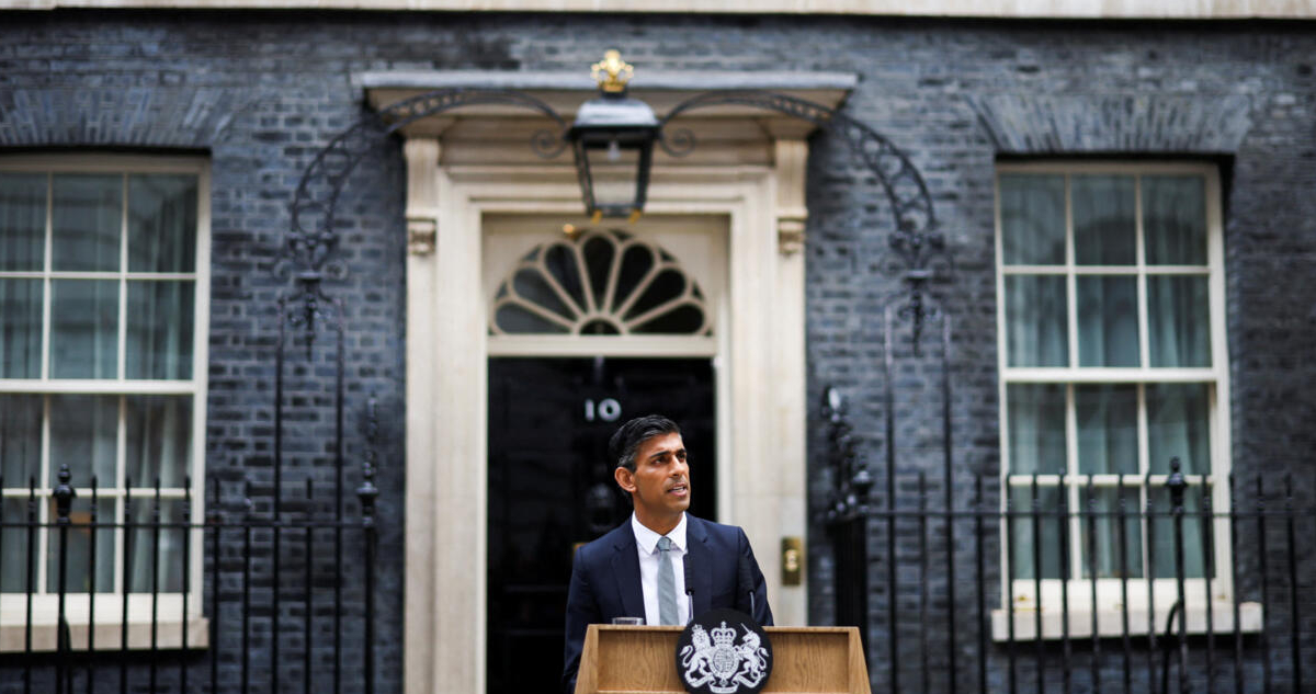 Rishi Sunak, primer ministro del Reino Unido.