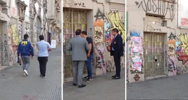 Investigan presunto secuestro de mujer tras robo a hotel del centro de Santiago