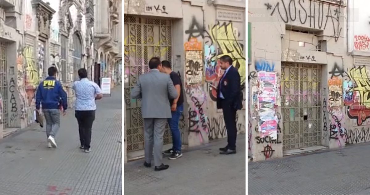 Investigan presunto secuestro de mujer tras robo a hotel del centro de Santiago