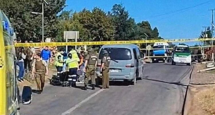 Robo de vehículo delincuente baleado en Nueva Imperial