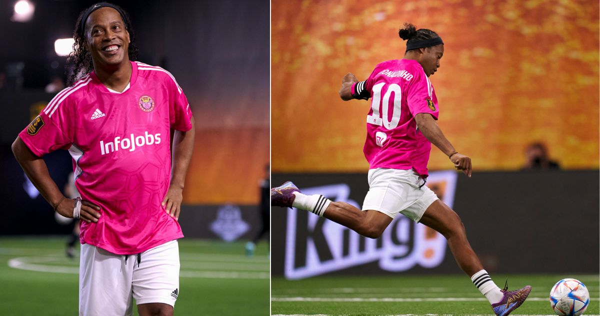 Ronaldinho se vuelve a vestir de corto en la Kings League: “Que