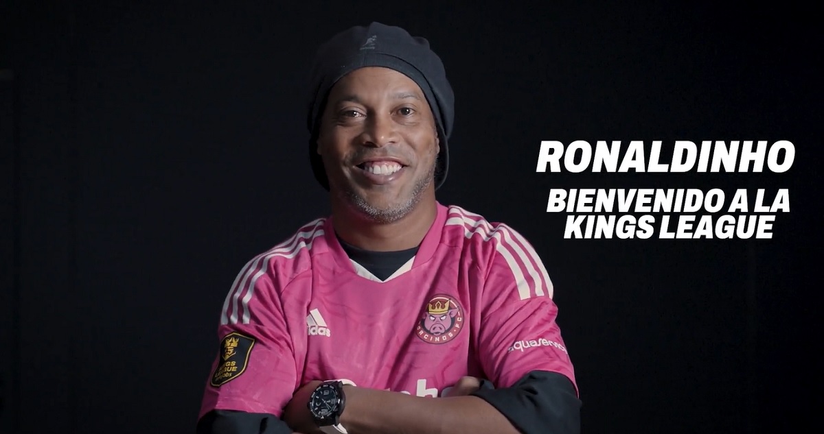 Ronaldinho lucirá su talento en la Kings League.