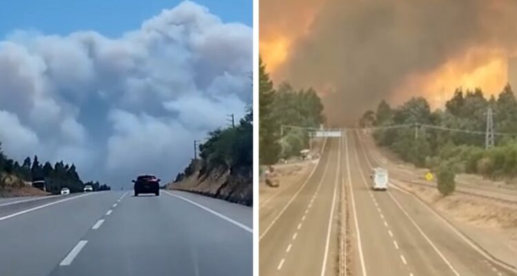 En qué estado se encuentra la ruta del Itata y qué enlaces están cerrados o habilitados por los incendios forestales