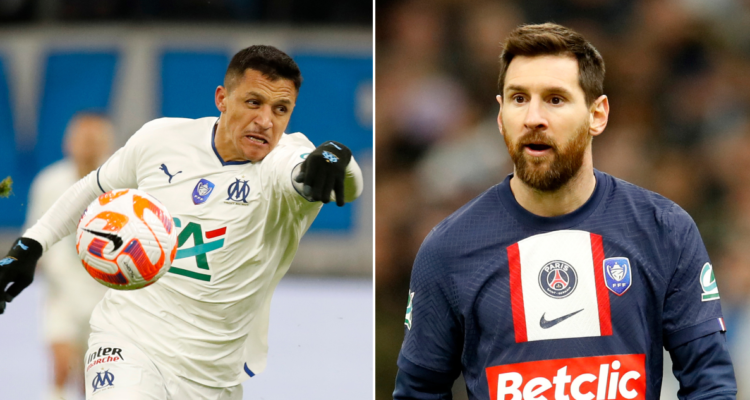 Alexis Sánchez y el Olympique de Marsella eliminaron al PSG de Lionel Messi.