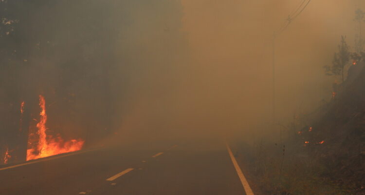 Incendio en Santa Juana