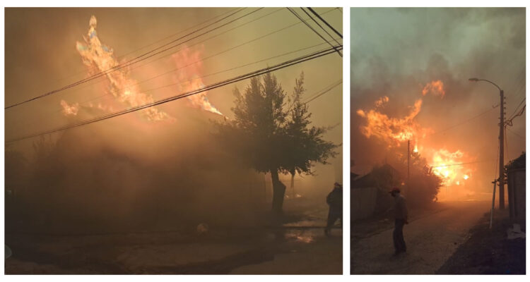 Incendio en Purén