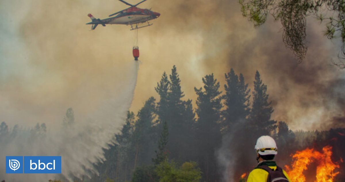 94 incendios se mantienen en combate en zona centro sur del país ...