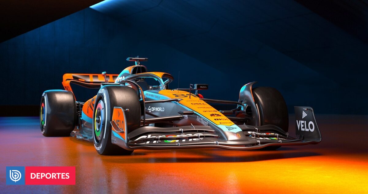 El nuevo coche de McLaren para la temporada 2023 de la Fórmula 1