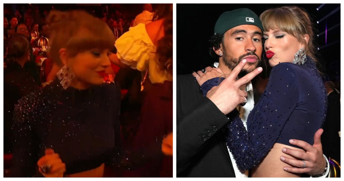 Taylor Swift baila merengue al ritmo de Bad Bunny en los Grammy 2023: se hizo viral