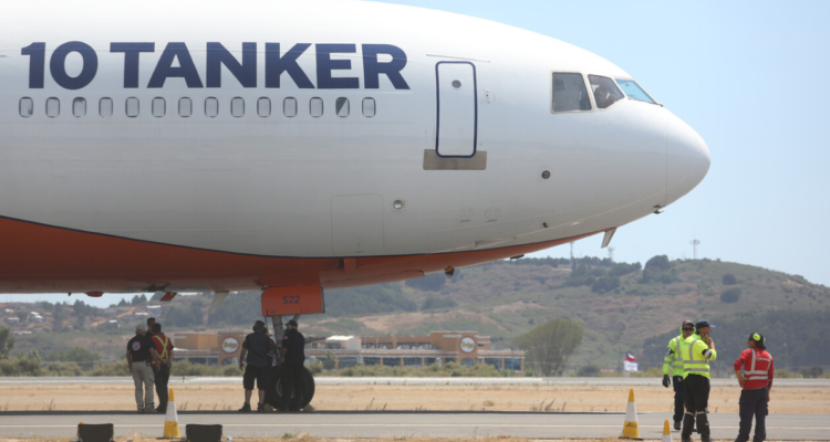 Ten Tanker ya está operativo y se dispone a ir a Ninhue para realizar descarga por incendio forestal