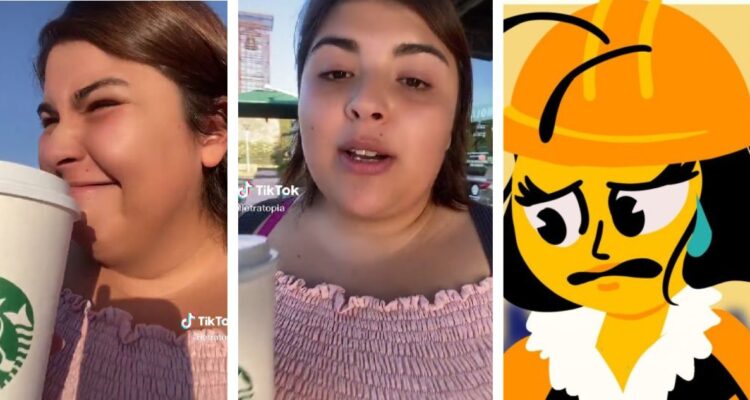 La cuenta de Twitter, Trabejita, reaccionó al video viral de una joven que aseguró que pidió 3 veces que le cambiaran su café en Starbucks