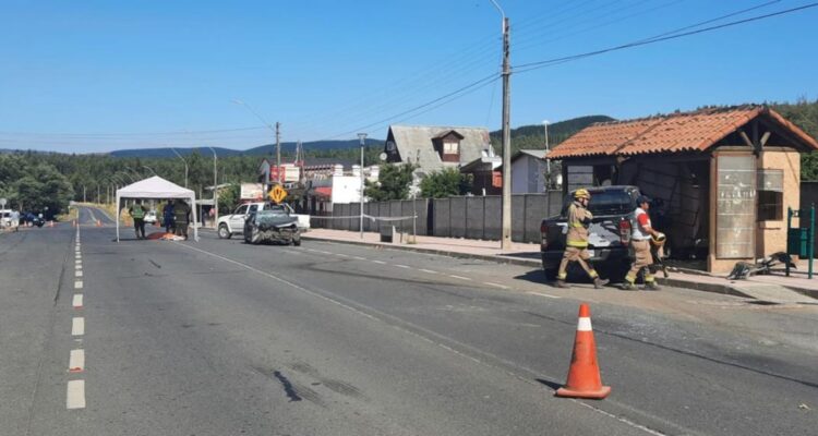 Un muerto deja colisión entre auto y camioneta en ruta que une Angol con Los Sauces