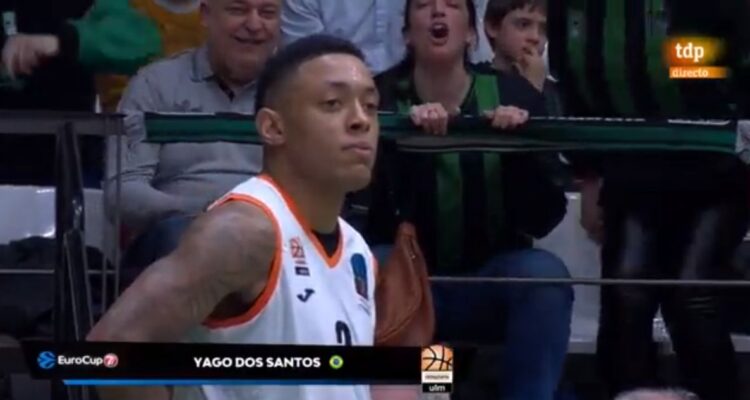 Yago Dos Santos fue víctima de racismo durante la Eurocup de baloncesto en España.