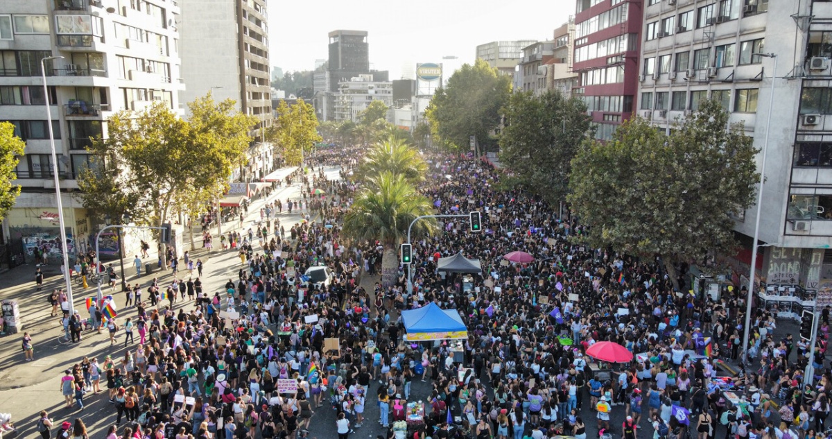 8M 2023: movilizaciones a lo largo de Chile conmemoran el Día de la Mujer
