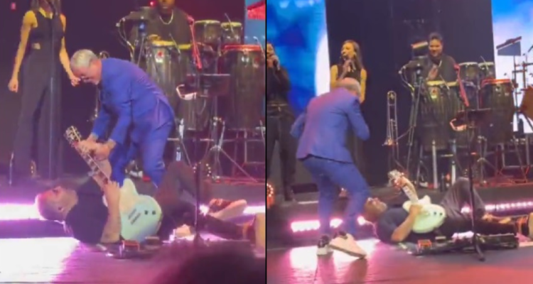 Alejandro Sanz y músico