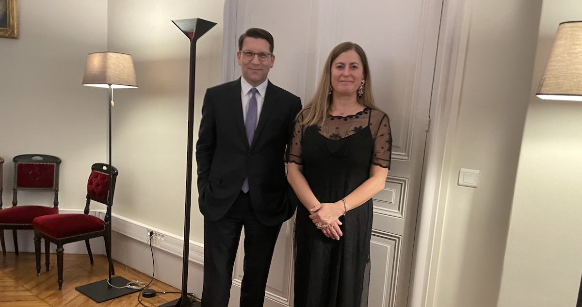 Alexander Neef y Carmen Gloria Larenas