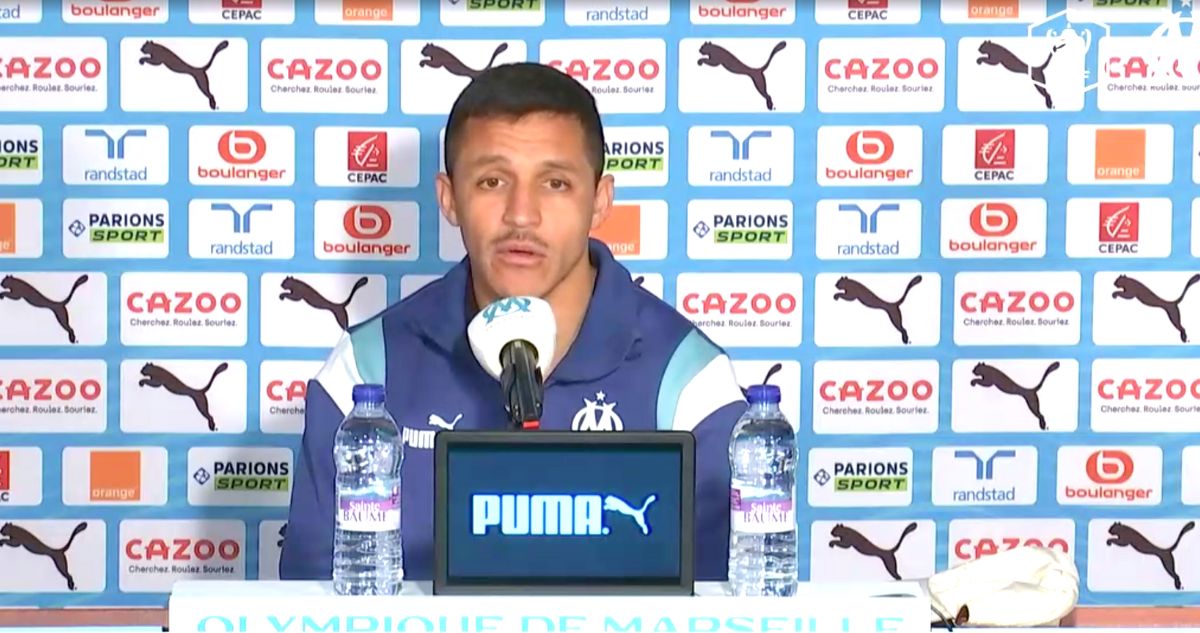 Alexis Sánchez sacó la voz tras la debacle del Marsella en la Copa de Francia