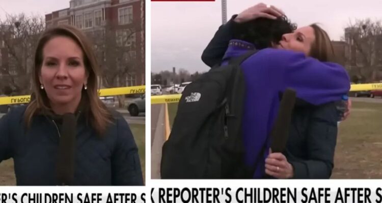 La periodista de Fox News, Alicia Acuña, se reencontró con su hijo mientras reporteaba un tiroteo en el colegio de él