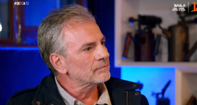 El actor Álvaro Rudolphy hablando sobre el accidente que sufrió.