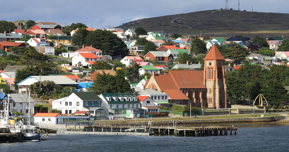 Puerto Argentino/Stanley ene las Islas Malvinas