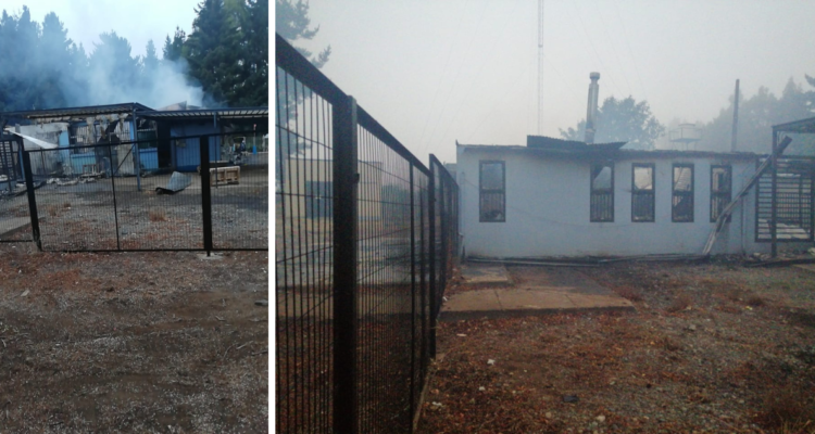 Destruyen por completo una escuela básica durante ataque incendiario en Victoria