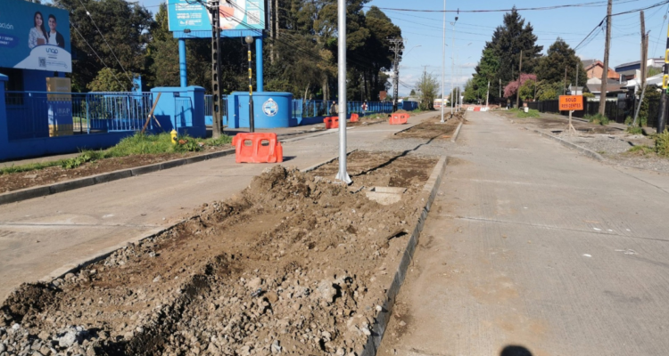 Contraloría detecta irregularidades del municipio de Victoria en obras de avenida O’Higgins