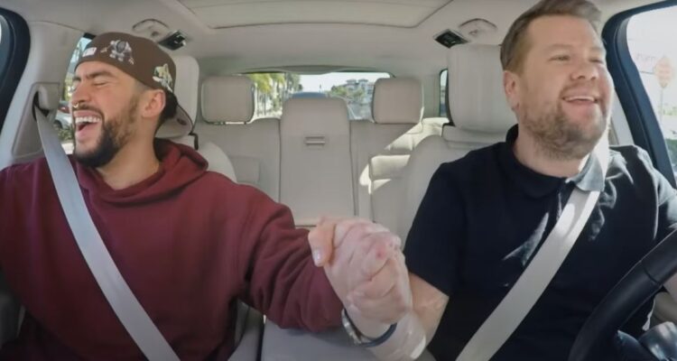 La destacada participación de Bad Bunny en el Carpool Karaoke de The Late Late Show con James Corden