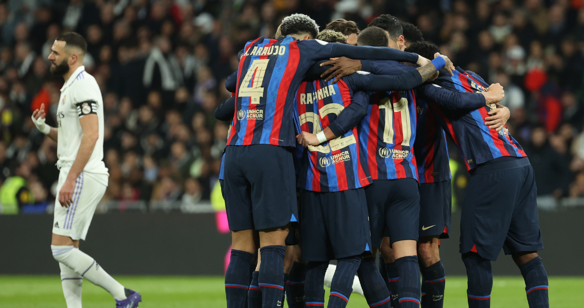 Barcelona golpea primero al Real Madrid.