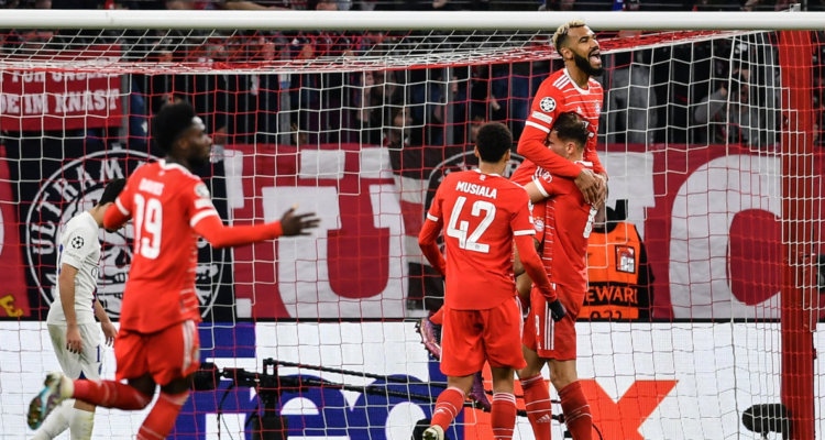 Bayern Munich doblegó al PSG y lo eliminó de la Champions League.
