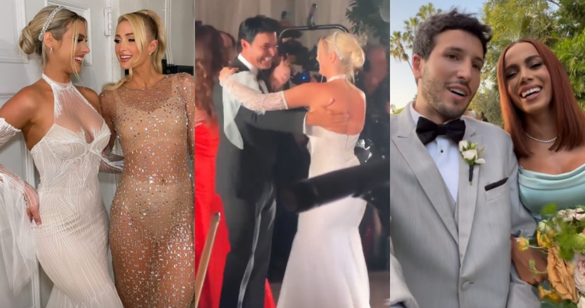 Algunas postales que dejó la boda de la influencer Lele Pons.