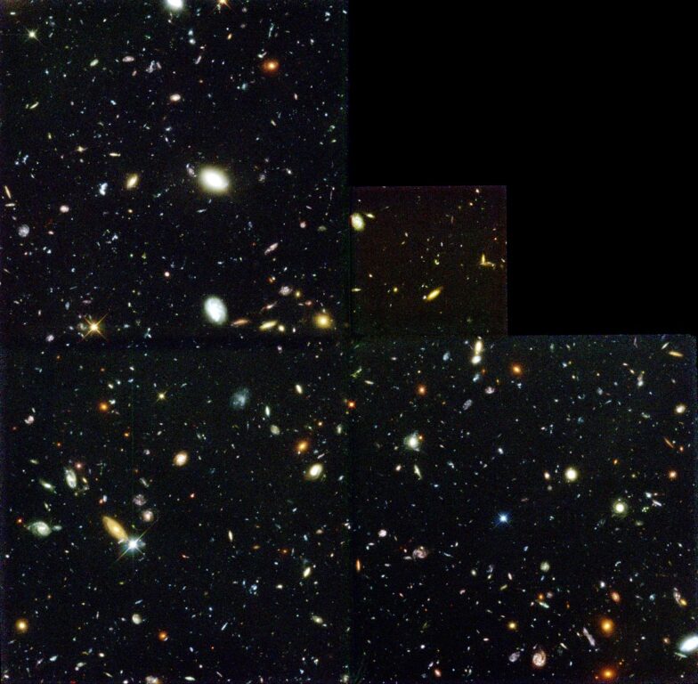 El campo profundo del Hubble. 