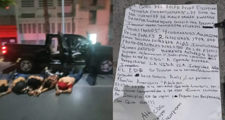 Cartel mexicano entrega a sus integrantes que mataron por error a dos estadounidenses: se disculparon