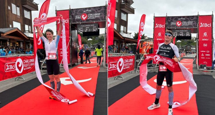 Británicos dominaron el Challenge de Puerto Varas de triatlón