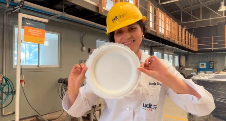 Producto de un solo uso con celulosa moldeada