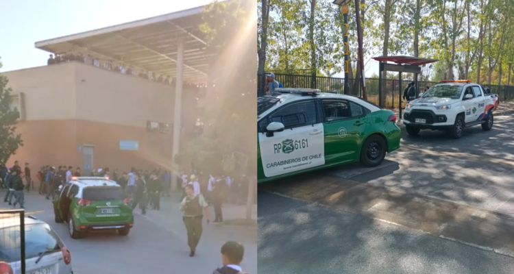 Con prohibición de acercarse a víctimas quedan jóvenes detenidos tras riña en colegio de Puente Alto