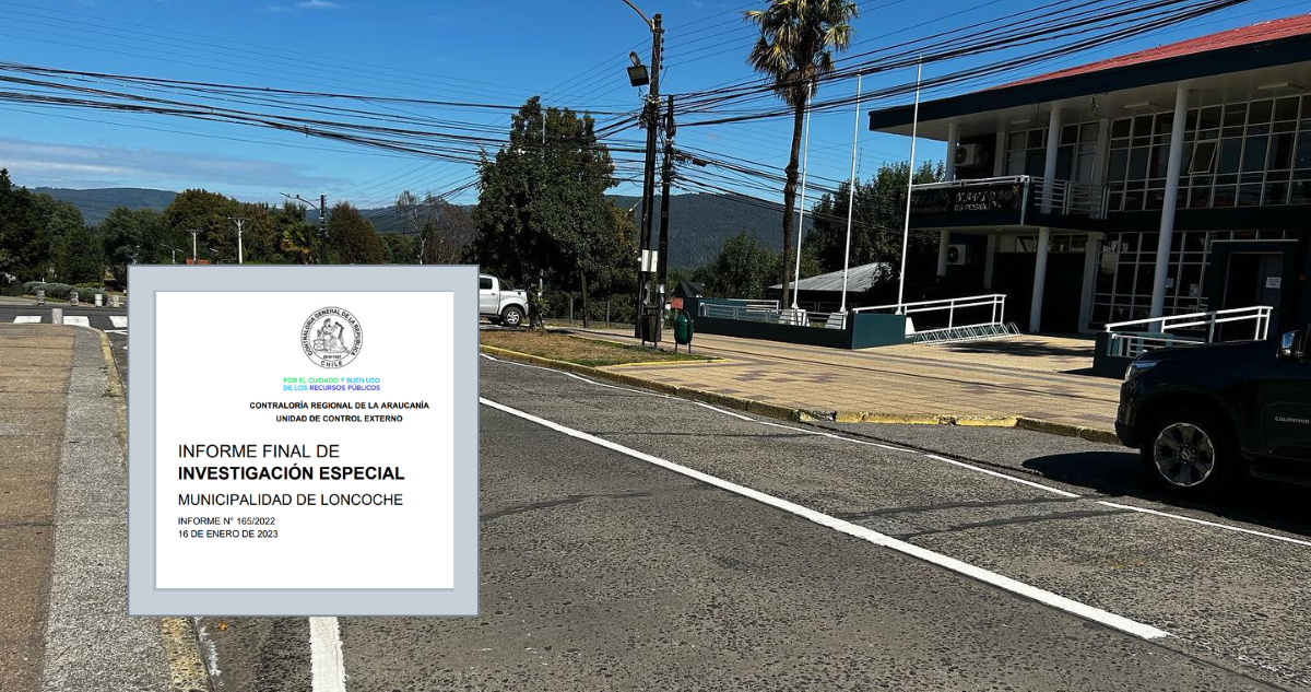 Contraloría detecta graves irregularidades en millonarios “tratos directos” del municipio de Loncoche