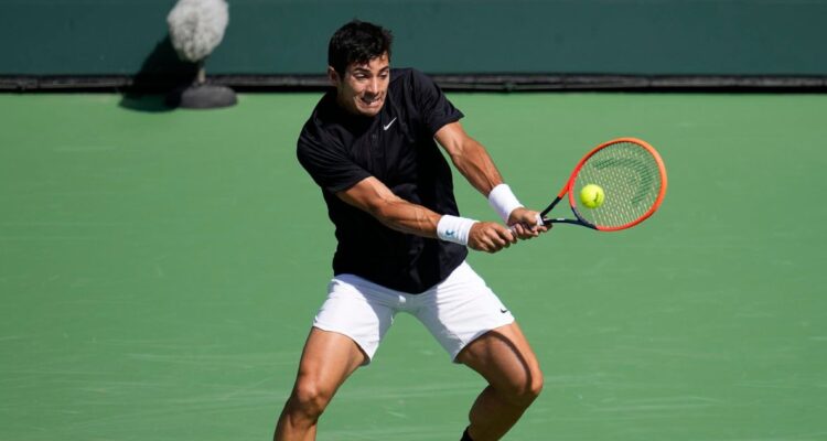 Cristian Garin cayó ante Davidovich en Indian Wells.