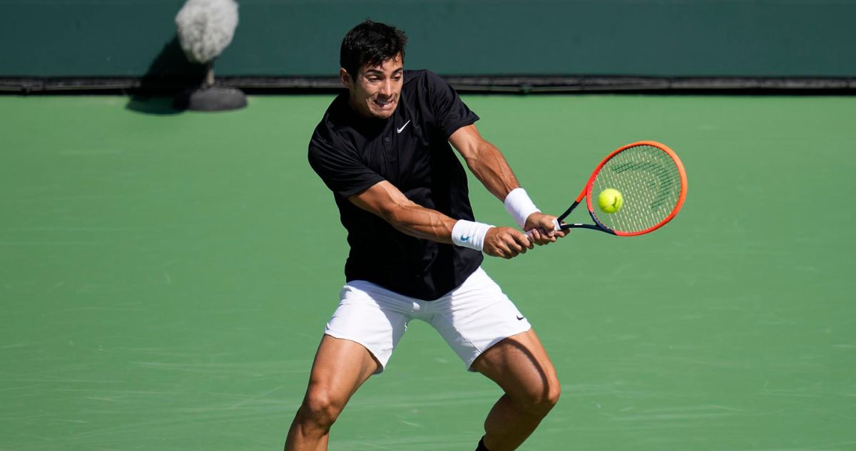 Cristian Garin cayó ante Davidovich en Indian Wells.