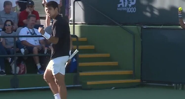 Cristian Garin y un impresionante punto que se ganó una ovación en Indian Wells